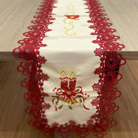 imagem do produto Caminho de Mesa Retangular 40x135cm Natal 103 - Rafimex