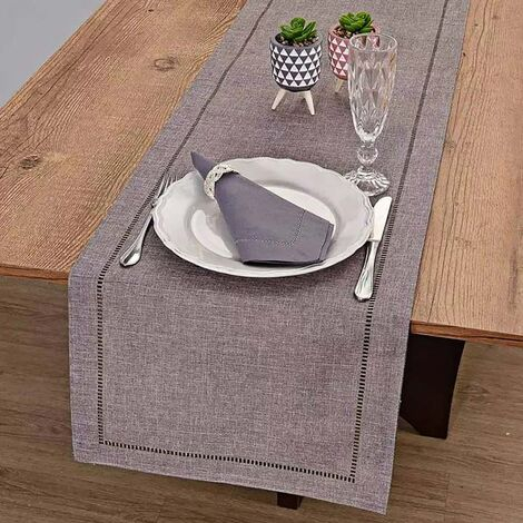 imagem do produto Caminho de Mesa Retangular 40x180cm Glamour Liso - Catran