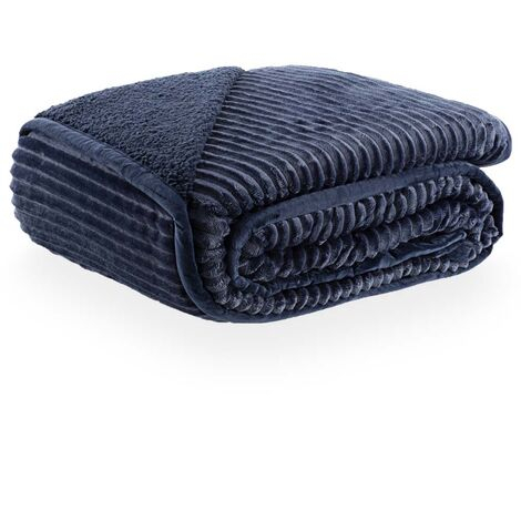 imagem do produto Cobertor Casal 380g Sherpa Flannel Blanket Lugano - Kacyumara