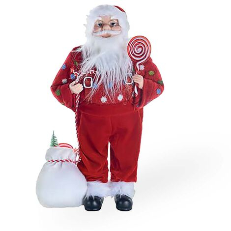 imagem do produto Noel com Candy e Saco de Presentes 1113459 45cm - Catran