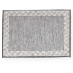 imagem de Tapete Antiderrapante Decore Multti Jacquard Square Grey 50x70cm - Kacyumara