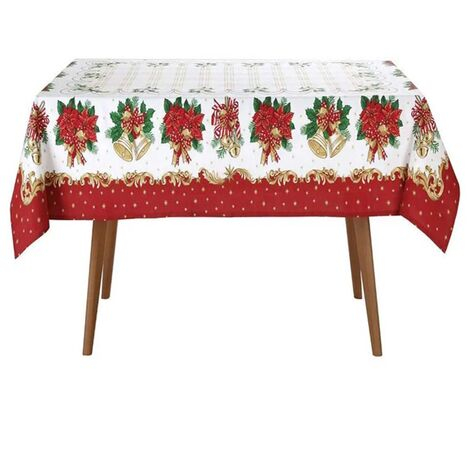 imagem do produto Toalha de Mesa Quadrada 140x140cm Athenas Natal 107 - Dohler