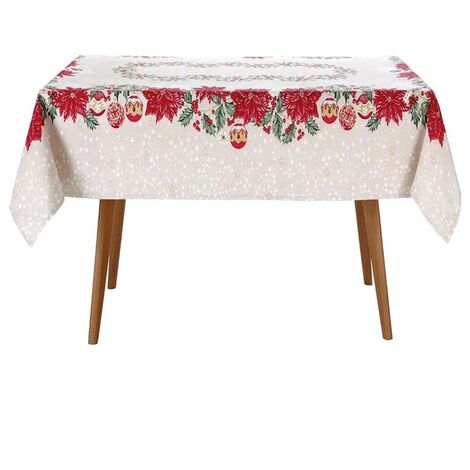 imagem do produto Toalha de Mesa Quadrada 140x140cm Athenas Natal 108 - Dohler