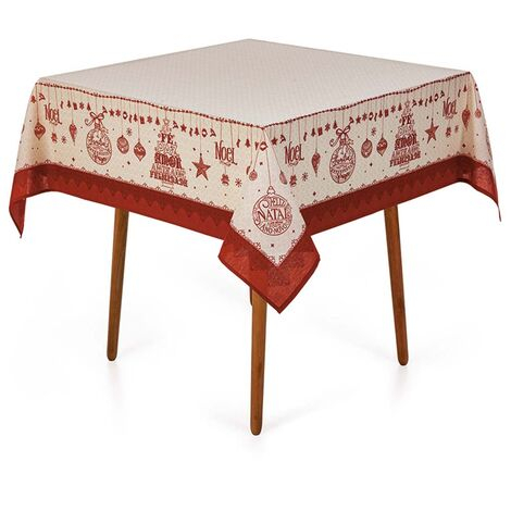 imagem do produto Toalha de Mesa Quadrada 140x140cm Natal Magia Natalina - Karsten