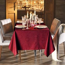 Toalha de Mesa Retangular 160x320cm Celebration Sienna Branca