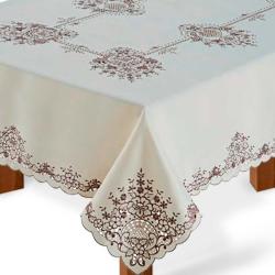 imagem de Toalha de Mesa Retangular 180x310cm Bordada 618 - Rafimex